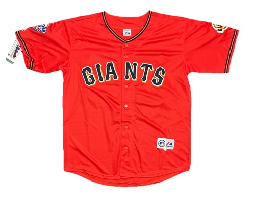 Buster Posey 2010 San Francisco Giants Alt Orange World Series Trikot Herren Large - Bild 2 von 4