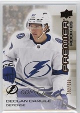 2024-25 Upper Deck Premier Rookies 392/399 Declan Carlile #130 11jd