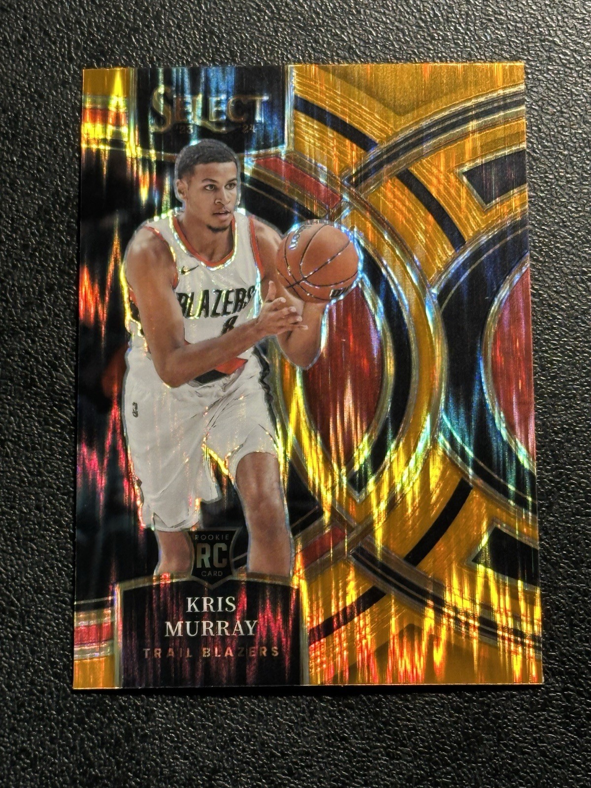 Kris Murray 2023-24 Select NBA Premier Level Orange Flash #120 Rookie