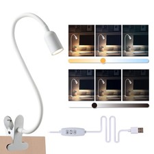 LED Reading Lights for Bed Headboard, Clip on Spotlight Lamp for Desk, Dorm B...