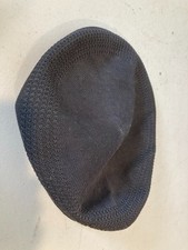 KANGOL Tropic Ventair Black Newsboy Woven Flat Caps Casual Size XL