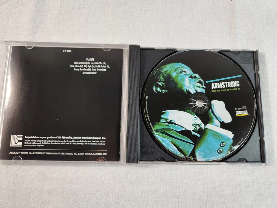 Louis Armstrong CD LOT of 6 Blues Bop Swing Big Band Dixieland Jazz Discs EUC-NM Foto 3 de 4