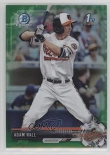 2017 Bowman Draft Chrome Green Refractor 46/99 Adam Hall #BDC-55 8k4
