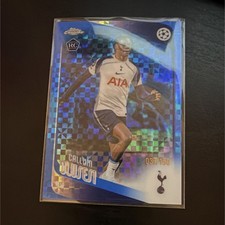 Topps Chrome Callum Olusesi Tottenham Rookie X-Fractor #134 Serial 150 UEFA 202…