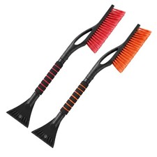2  in  1 Car Snow Brush with Ice Scraper Non  slip Handle Windshield Frost Remover