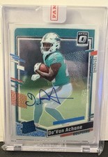 2023 Panini Donruss Optic - Rated Rookie RPS De'Von Achane #269 Autographs /199