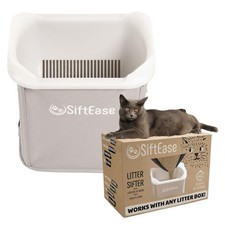 Cat Litter Sifter with Bin - Quick Scoop Free Cleaning for Easy Maintenance