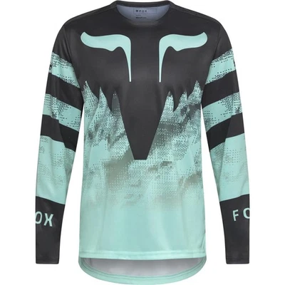 Fox MTB-Jersey Langarm Ranger Kairos - Türkis