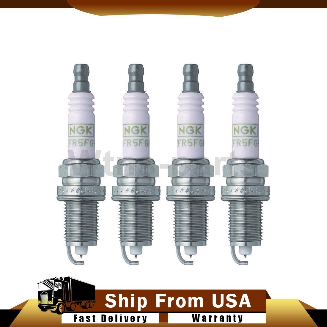 4X Spark Plug for Honda Civic 1996-2000 Kia Spectra5 2008-2009