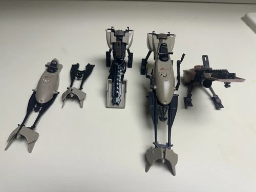 Vintage Star Wars 1983 SPEEDER BIKE near complete and SPEEDER BIKE parts