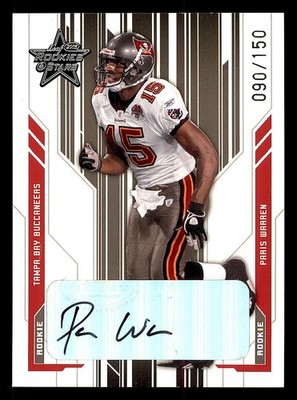 2005 Leaf Rookies and Stars Rookie Autographs #241 Paris Warren Auto Card /150