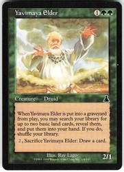 Yavimaya Elder #124 Urza's Destiny Common MTG