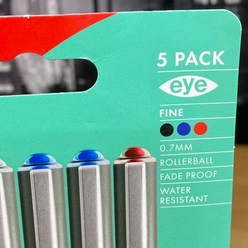 Paquete de 5 bolígrafos Uni-ball Eye Fine de 0,7 mm multicolor - Imagen 7 de 24