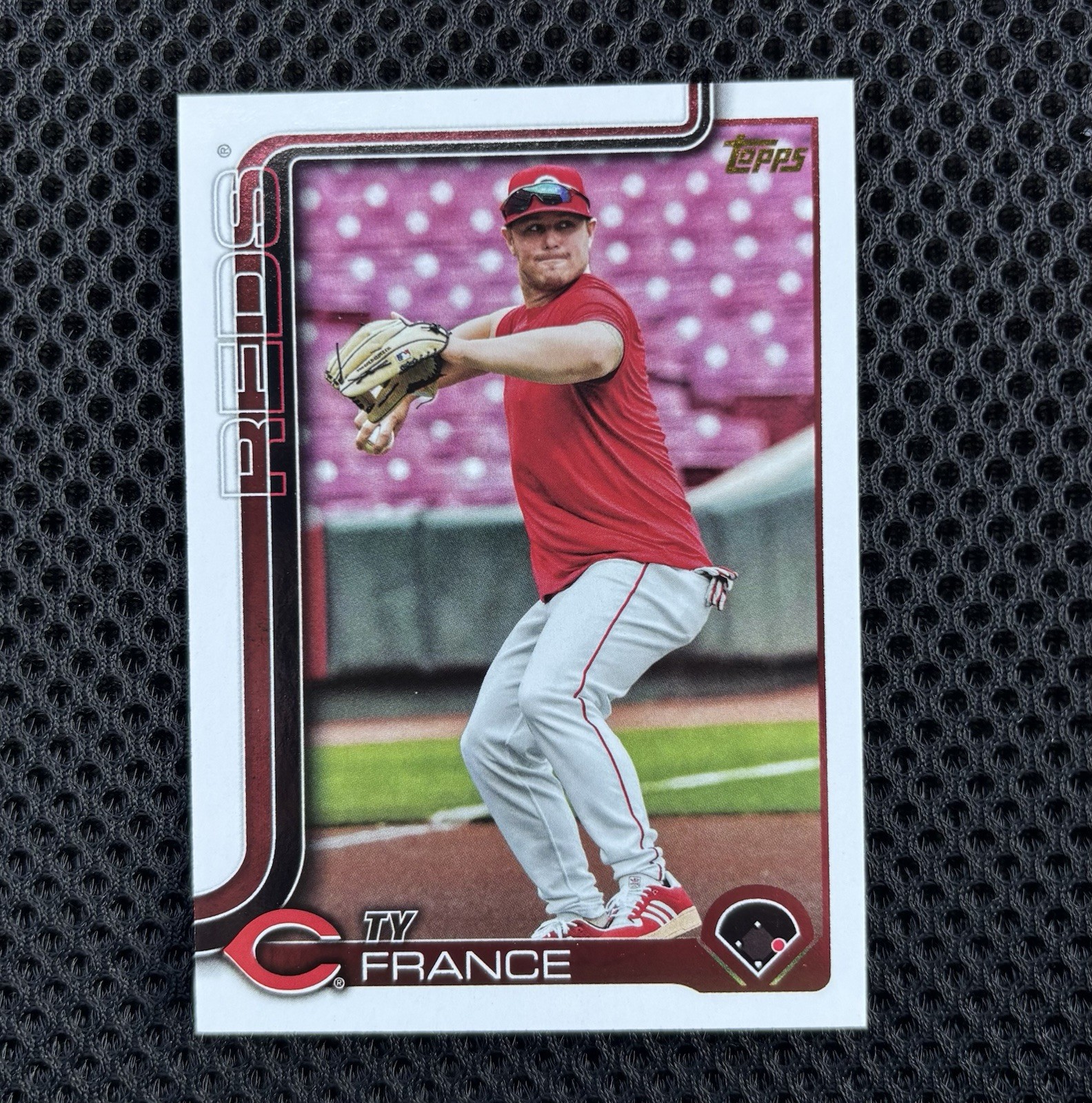 Ty France - 2025 Topps Series 1 Golden Mirror Image REDS #227