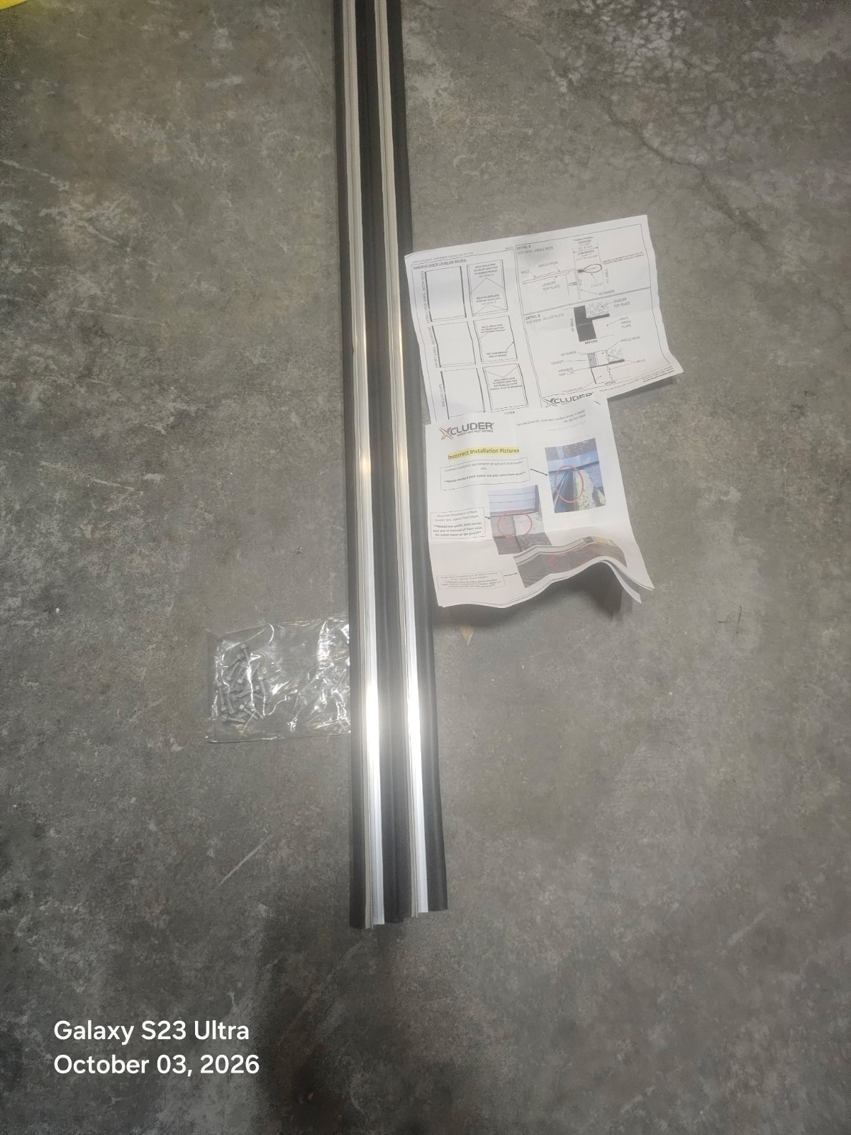 Xcluder - 162574 - Dock Leveler Replacement Kit - Low profile