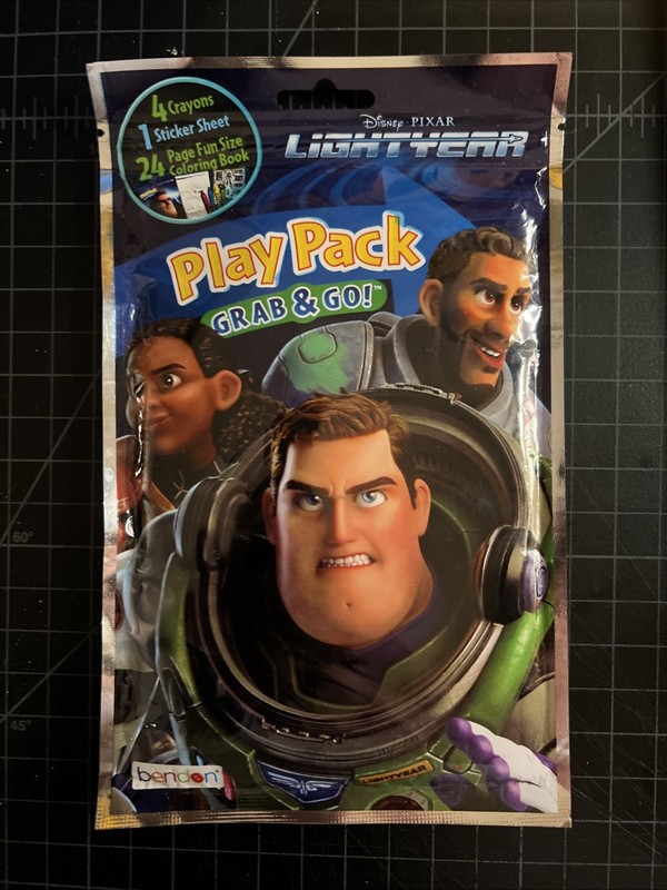 Disney Pixar Lightyear Play Pack Grab and Go! Coloring Book And Stickers