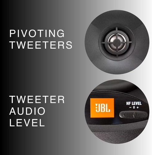 JBL Studio 2 55IW Dual 5.25" in-wall Speaker w/Magnetic Paintable Grill New NIB - Picture 5 of 10