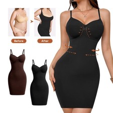 Women Full Slip Dress Shapewear Tummy Control Full Body Shaper for Under Dresses