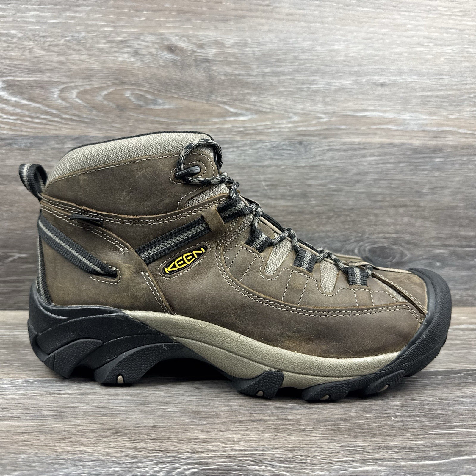 Keen Uomo Targhee II Mid Impermeabili Escursionismo Larghi Caviglia Marrone Taglia 9 5 Larghi