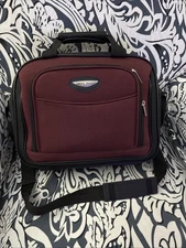 Travel Select Carry On Tote Bag - Burgundy - Softside Luggage 15x12x6”