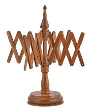 Wooden Umbrella Yarn Swift Holder - Hand Operated Knitting Winding Tools Wool Wi