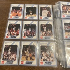 1989 NORTH CAROLINA BASKETBALL / COMPLETE 200 CARDS SET /ALL THE GREATS/ JORDANS