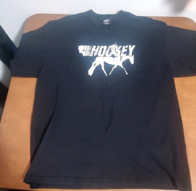 Hockey Skateboards Pinto T Shirt Mens XL Black Cowboy Horse Skate Graphic Tee FA