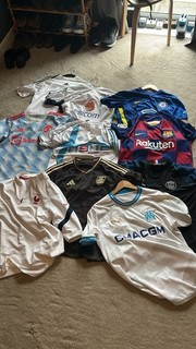 Adult Football Shirt Joblot Size Medium (10 Shirts)