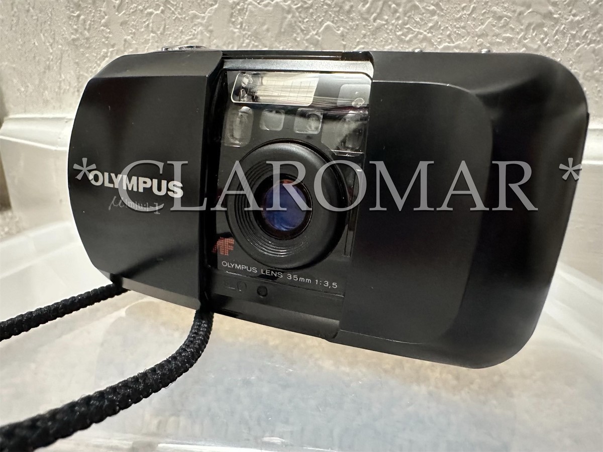Olympus μ mju 1 AF Black Film Camera Olympus Infinity Stylus (aka mju-1) 35mm film camera – New