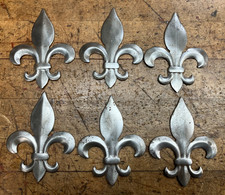 Metal Stamped Fleur-de-lis 3" X 4"