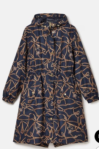 JOULES Holkham Navy Blue Bridle Waterproof Packable Raincoa UK18 BNWT RRP £69.95 - Picture 14 of 14