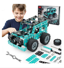 STEM Truck Building Kit 3D Model Car Assembly Toy for Kids Boys