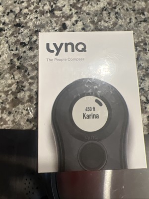 LynQ Smart Compass Tracker GPS ''The People Compass'' BLACK