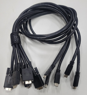 Lot of 5 NEWNEX OEM 3ft USB C to Micro B 3.1 Gen2 Type C USB 3.1 HDD cable USED