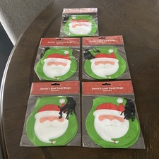 30 Santa Cellophane Favour Treat Sweet Party Loot Bags New Sealed Package