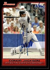 2006 Bowman Buy Back Auto Conor Jackson Auto 183/360 Arizona Diamondbacks #68