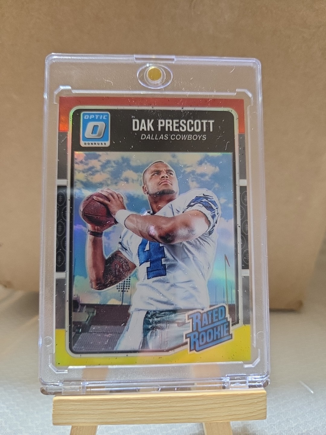 2016 Panini Donruss Optic - Rated Rookie Dak Prescott #162 Red & Yellow (RC)