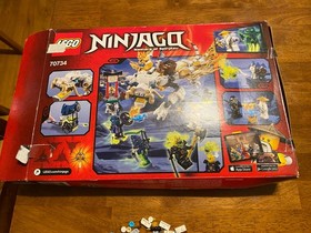 LEGO NINJAGO: Master Wu Dragon (70734)  W/ Box & Manuals  incomplete - READ