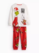 Licensed The Grinch & Max Christmas Pyjamas Cotton Jersey Set