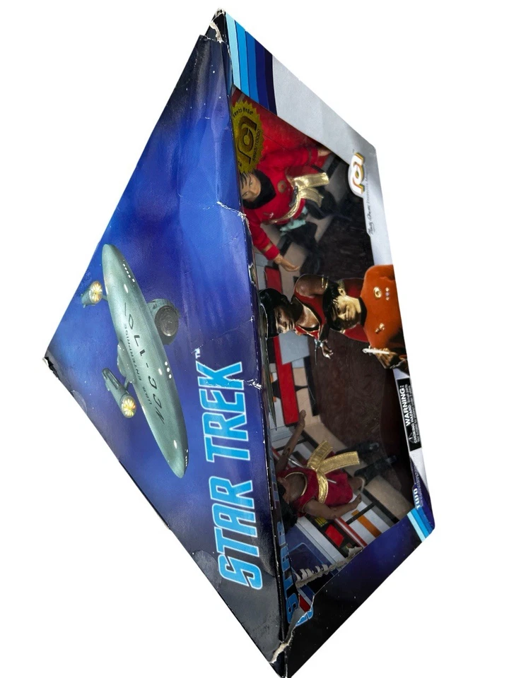 Figuras de acción Mego Star Trek MIRROR UNIVERSE UHURA & SULU 8" caja dañada Foto 3 de 4