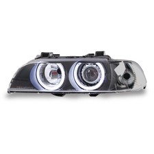 Lamps Fits 1996-2000 Bmw E39 525i 530i M5 Halo Projector Headlights Lhrh
