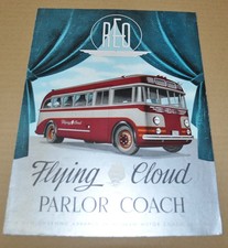 Folleto de ventas de autobuses REO Flying Cloud Parlor