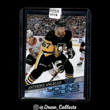 2020-21 Upper Deck #472 Anthony Angello Pittsburgh Penguins Young Guns