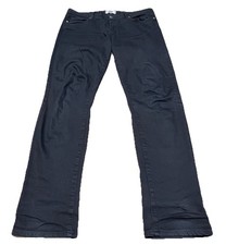 Paige Skyline Skinny Mid Rise Black Stretch Jeans Women’s 32 Read Details