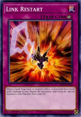 Link Restart - SP18-EN050 - Common - 1st Edition - Lightly Played