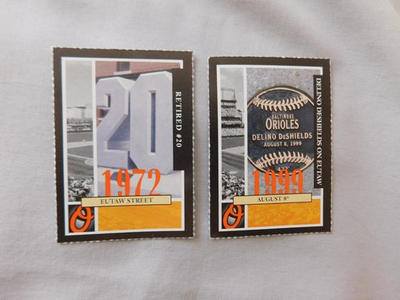 #ad 2002 Baltimore Orioles Magazine Landmarks of Oriole Park Camden Yards Pick One $1.00