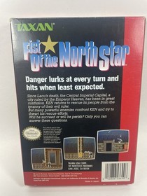 Fist of the North Star Nintendo Entertainment System, NES, 1987 CIB w Poster