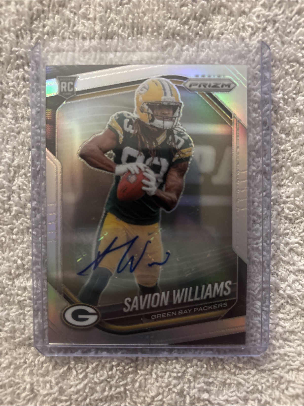 2025 Panini Prizm - Rookies Savion Williams #306 Silver Prizm Autographs (AU RC)