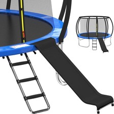 Universal Trampoline Ladder Slide kit, 3 Steps Wide Step for Trampoline
