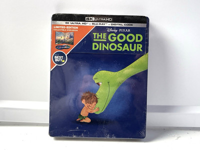 The Good Dinosaur 4K UHD/Blu-Ray/Digital Limited Edition Steelbook *NEW*